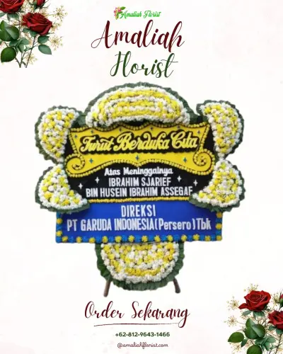 Papan Bunga Duka di Pekikiran